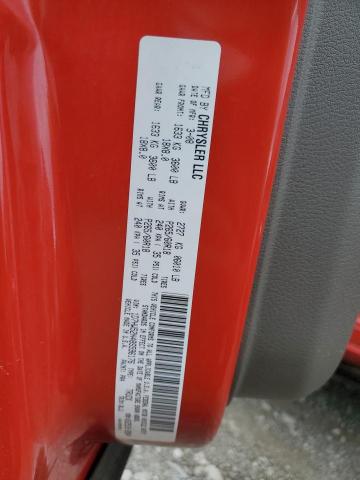 1D7HW52N48S596176 - 2008 DODGE DAKOTA LARAMIE RED photo 12