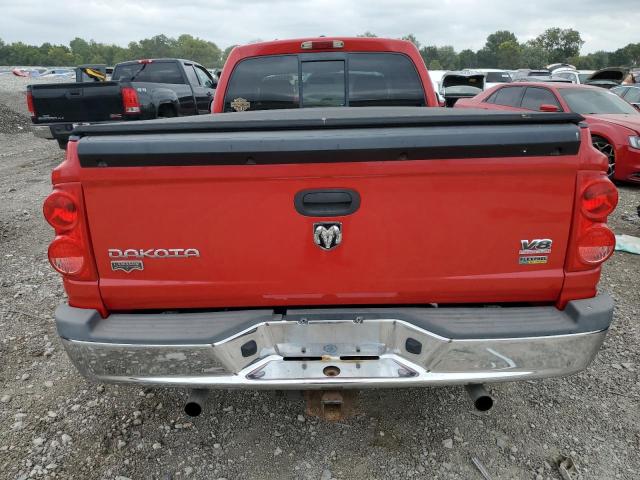 1D7HW52N48S596176 - 2008 DODGE DAKOTA LARAMIE RED photo 6