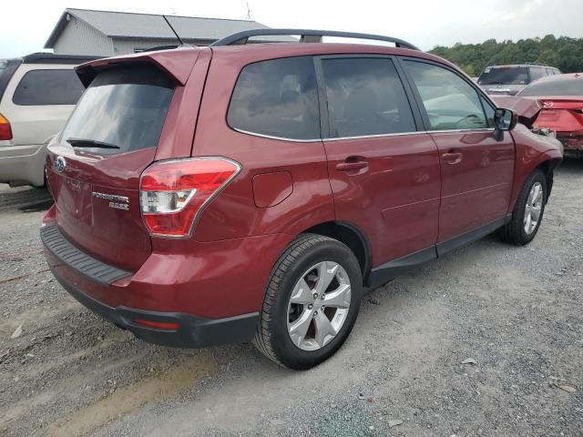 JF2SJAJC2EH424908 - 2014 SUBARU FORESTER 2.5I LIMITED BURGUNDY photo 3