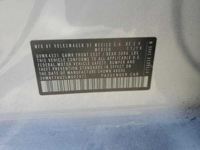 3VW6T7AU2LM002472 - 2020 VOLKSWAGEN GTI S Ağ foto 12