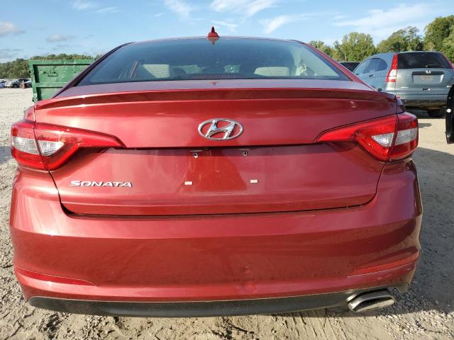 5NPE24AFXGH307540 - 2016 HYUNDAI SONATA SE RED photo 6