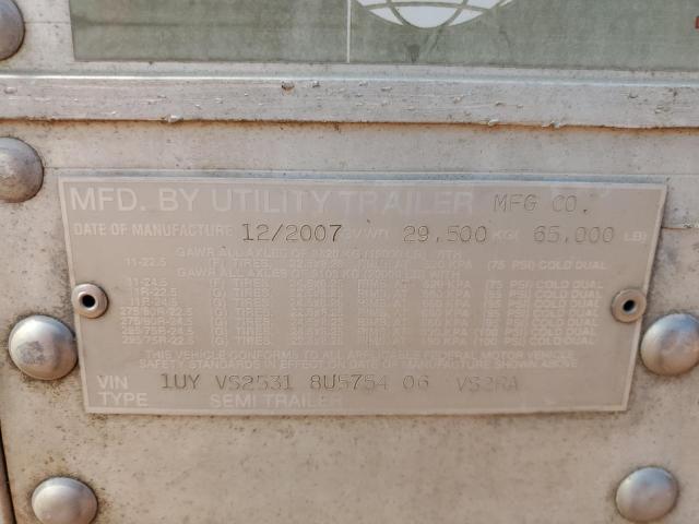 1UYVS25318U575406 - 2008 UTILITY TRAILER WHITE photo 10