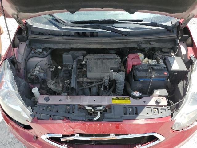 ML32A3HJ8KH015826 - 2019 MITSUBISHI MIRAGE ES RED photo 11