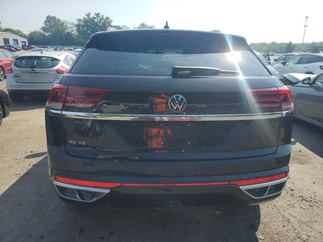 1V2PE2CA7MC219525 - 2021 VOLKSWAGEN ATLAS CROS SE BLACK photo 6