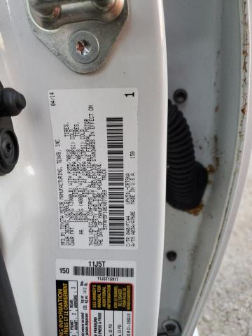 5TFRM5F10EX077569 - 2014 TOYOTA TUNDRA DOUBLE CAB SR/SR5 WHITE photo 10