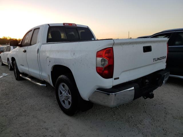 5TFRM5F10EX077569 - 2014 TOYOTA TUNDRA DOUBLE CAB SR/SR5 WHITE photo 3