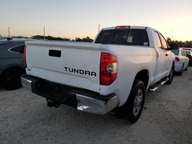 5TFRM5F10EX077569 - 2014 TOYOTA TUNDRA DOUBLE CAB SR/SR5 WHITE photo 4