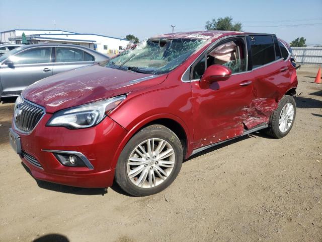 LRBFXASA3HD002796 - 2017 BUICK ENVISION PREFERRED BURGUNDY photo 1