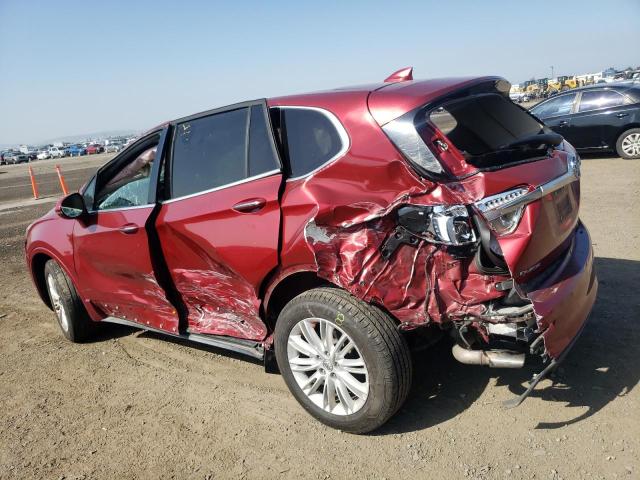 LRBFXASA3HD002796 - 2017 BUICK ENVISION PREFERRED BURGUNDY photo 2