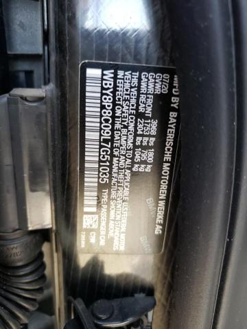 WBY8P8C09L7G51035 - 2020 BMW I3 S REX BLACK photo 12