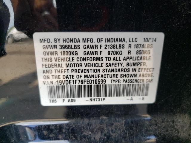 19VDE1F76FE010599 - 2015 ACURA ILX 20 TECH BLACK photo 12