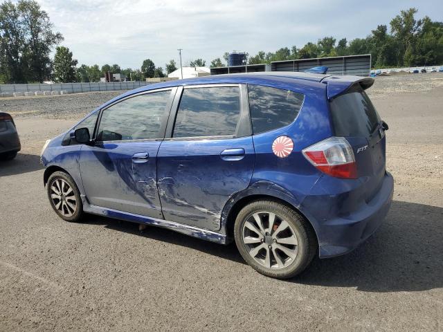 JHMGE8H55CC005470 - 2012 HONDA FIT SPORT BLUE photo 2
