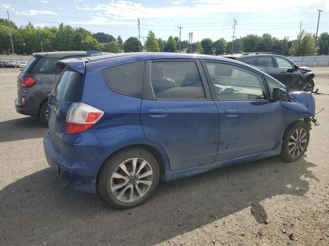 JHMGE8H55CC005470 - 2012 HONDA FIT SPORT BLUE photo 3