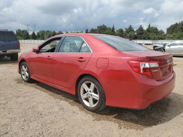 4T1BF1FKXDU700544 - 2013 TOYOTA CAMRY L RED photo 2