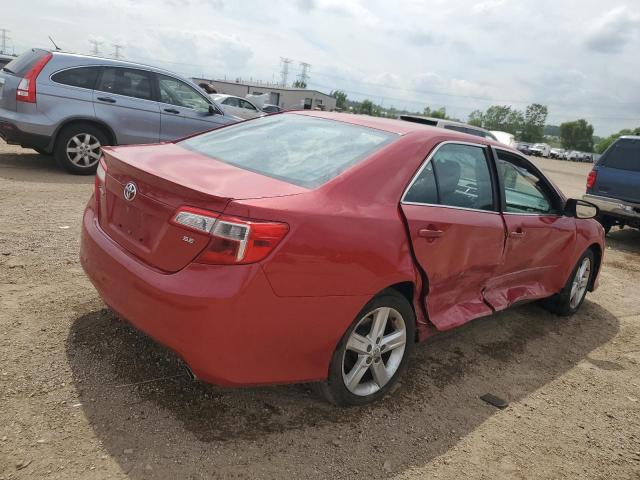 4T1BF1FKXDU700544 - 2013 TOYOTA CAMRY L RED photo 3