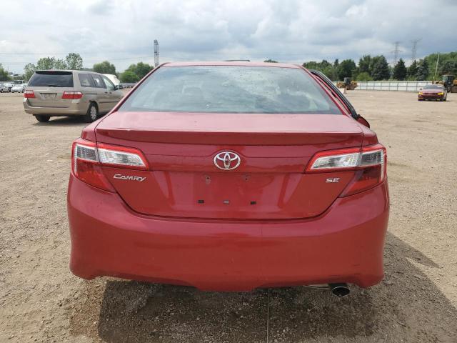 4T1BF1FKXDU700544 - 2013 TOYOTA CAMRY L RED photo 6