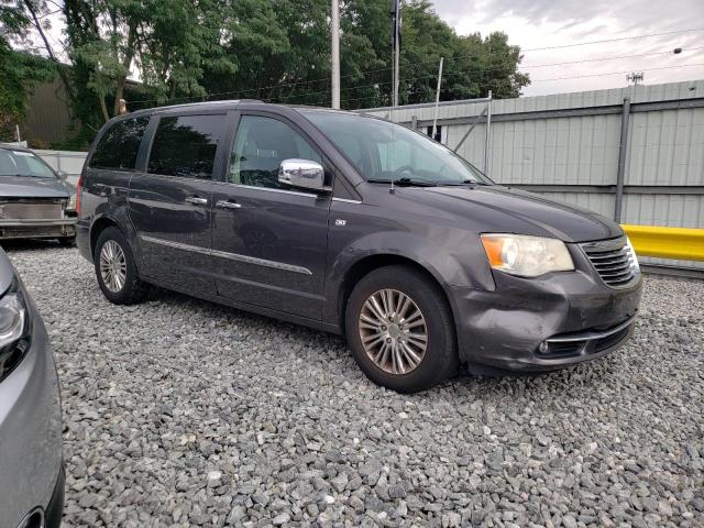 2C4RC1CG7ER192561 - 2014 CHRYSLER TOWN & COU TOURING L GRAY photo 4