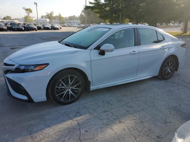 4T1S11AKXPU103744 - 2023 TOYOTA CAMRY SE NIGHT SHADE WHITE photo 1