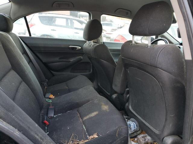 2HGFA16619H359537 - 2009 HONDA CIVIC LX-S أسود صورة 6