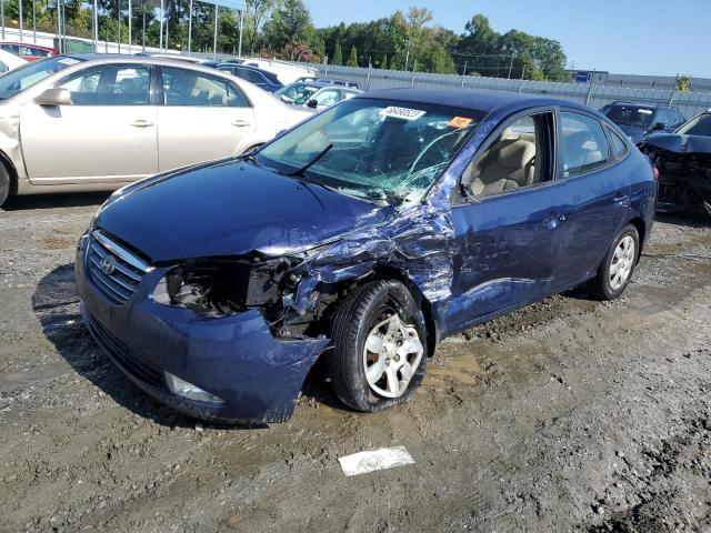 KMHDU46D08U281319 - 2008 HYUNDAI ELANTRA GLS BLUE photo 1