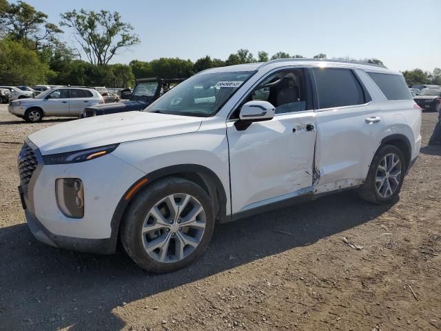 KM8R4DHE7MU312569 - 2021 HYUNDAI PALISADE SEL WHITE photo 1