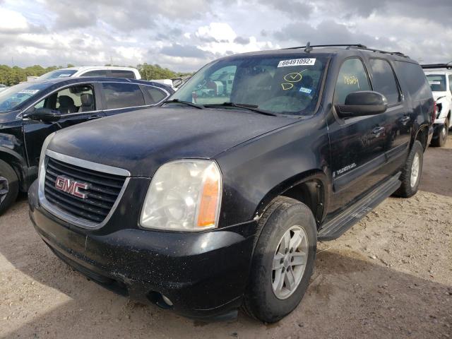 1GKFK16348J195803 - 2008 GMC YUKON XL K1500 BLACK photo 2