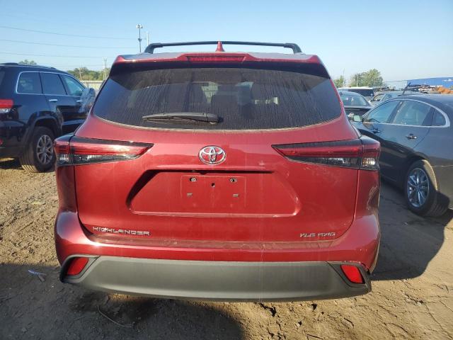 5TDGZRBH4MS107101 - 2021 TOYOTA HIGHLANDER XLE Qırmızı foto 6
