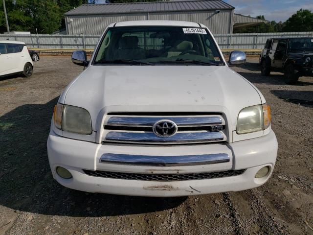 5TBBT44113S351195 - 2003 TOYOTA TUNDRA ACCESS CAB SR5 WHITE photo 5