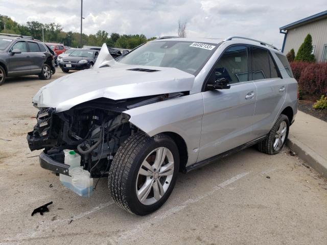 4JGDA5HB3FA500587 - 2015 MERCEDES-BENZ ML 350 4MATIC SILVER photo 1