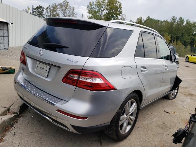4JGDA5HB3FA500587 - 2015 MERCEDES-BENZ ML 350 4MATIC SILVER photo 3