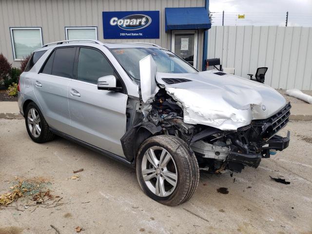 4JGDA5HB3FA500587 - 2015 MERCEDES-BENZ ML 350 4MATIC SILVER photo 4