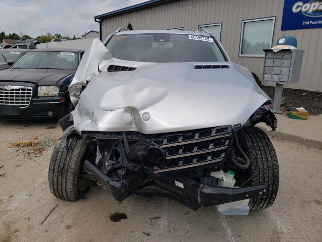 4JGDA5HB3FA500587 - 2015 MERCEDES-BENZ ML 350 4MATIC SILVER photo 5