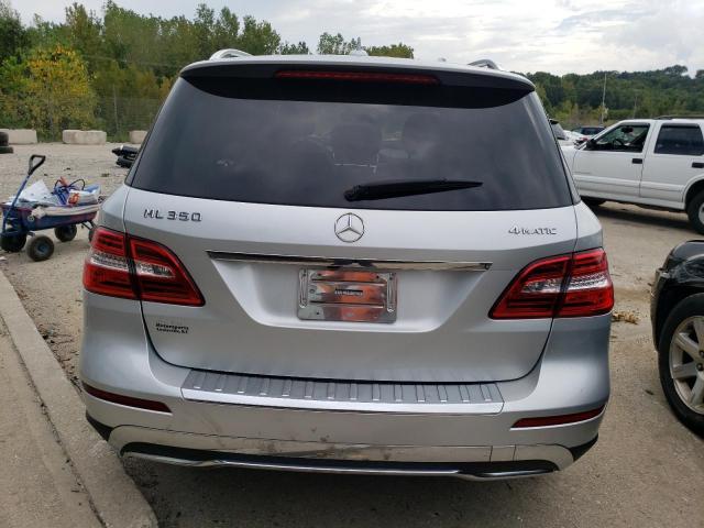 4JGDA5HB3FA500587 - 2015 MERCEDES-BENZ ML 350 4MATIC SILVER photo 6