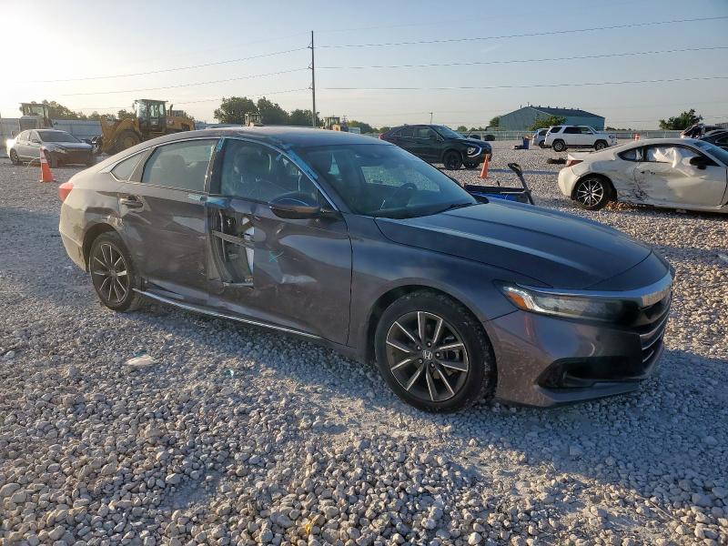 1HGCV1F56NA048855 - 2022 HONDA ACCORD EXL 灰色 照片 4