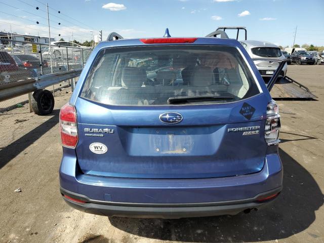 JF2SJABC6GH471473 - 2016 SUBARU FORESTER 2.5I BLUE photo 6