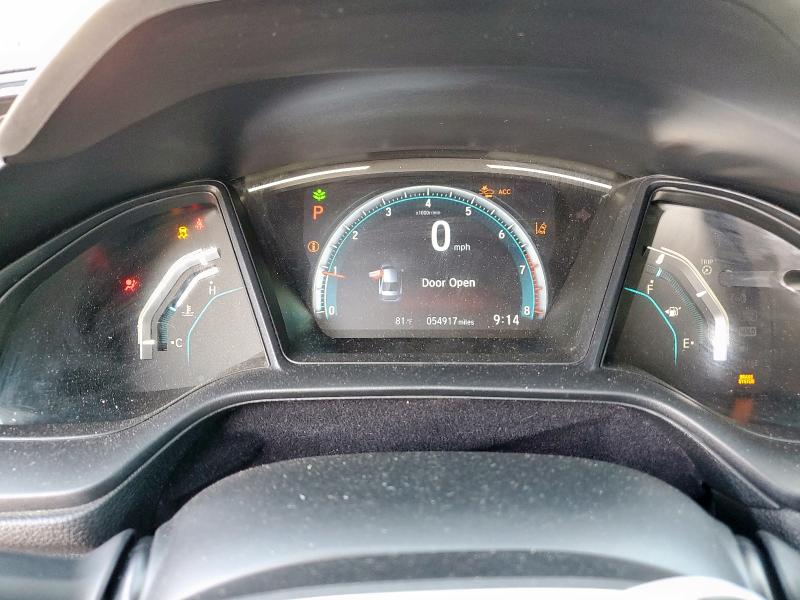 2HGFC2F68MH542409 - 2021 HONDA CIVIC LX თეთრი ფოტო 9