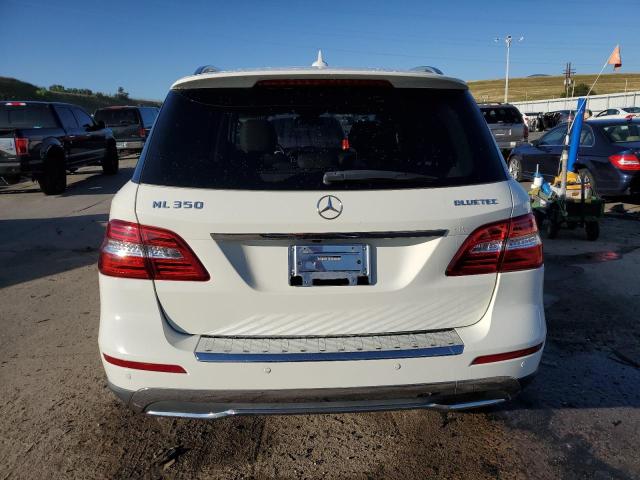 4JGDA2EB0CA024023 - 2012 MERCEDES-BENZ ML 350 BLUETEC WHITE photo 6