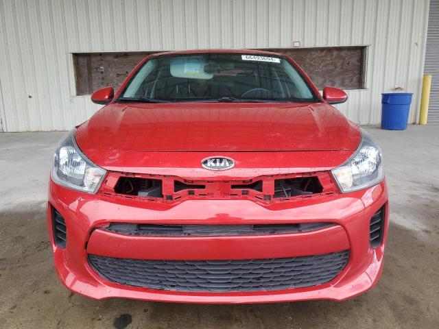 3KPA24AD4LE335457 - 2020 KIA RIO LX RED photo 5