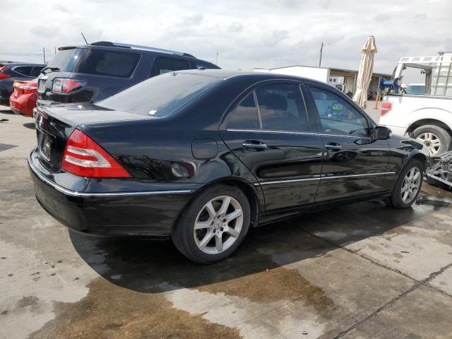 WDBRF92H87F918288 - 2007 MERCEDES-BENZ C 280 4MATIC BLACK photo 3