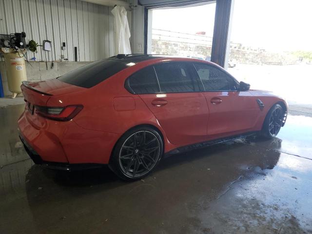 WBS43AY04PFN56217 - 2023 BMW M3 COMPETITION RED photo 3