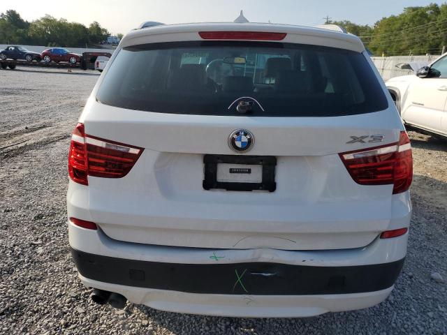 5UXWX9C50E0D30182 - 2014 BMW X3 XDRIVE28I WHITE photo 6