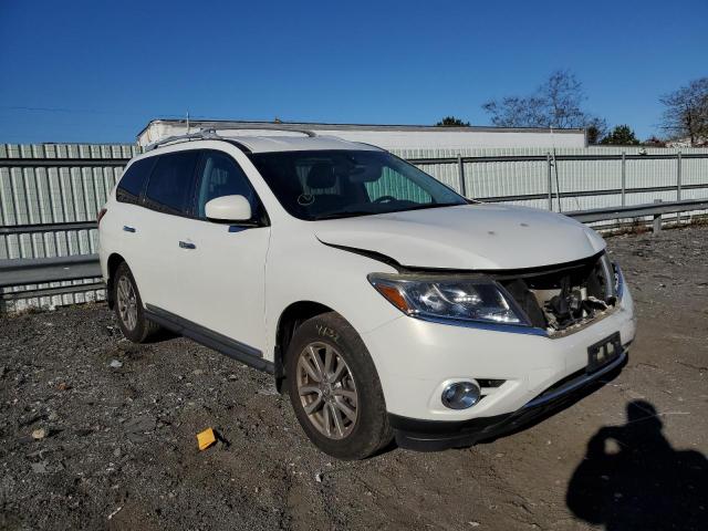 5N1AR2MM6EC720942 - 2014 NISSAN PATHFINDER S WHITE photo 1