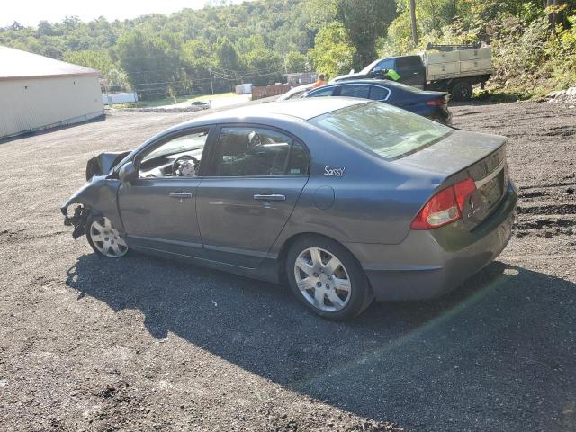 2HGFA16539H325042 - 2009 HONDA CIVIC LX GRAY photo 2