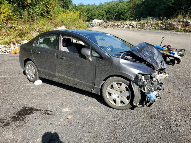 2HGFA16539H325042 - 2009 HONDA CIVIC LX GRAY photo 4