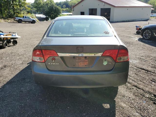 2HGFA16539H325042 - 2009 HONDA CIVIC LX GRAY photo 6