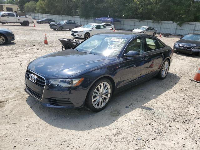 WAUGGBFC3CN124243 - 2012 AUDI A6 PREMIUM PLUS BLUE photo 1