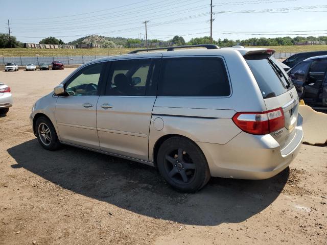 5FNRL38877B001538 - 2007 HONDA ODYSSEY TOURING SILVER photo 2
