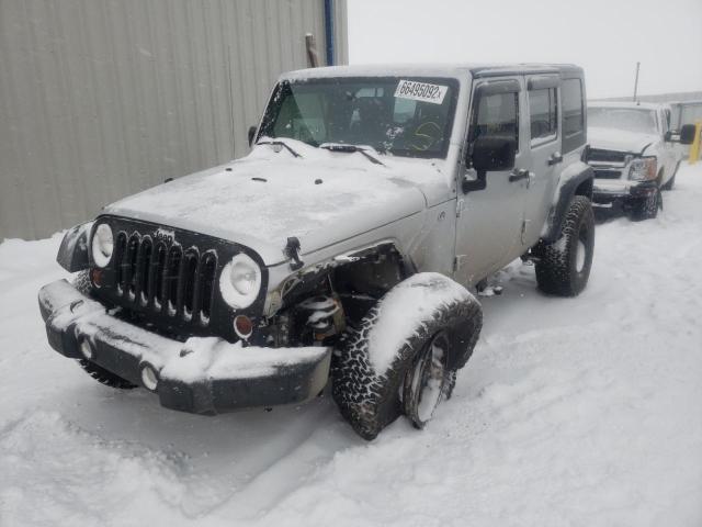 1J4BA3H18AL151876 - 2010 JEEP WRANGLER U SPORT Silber Foto 2