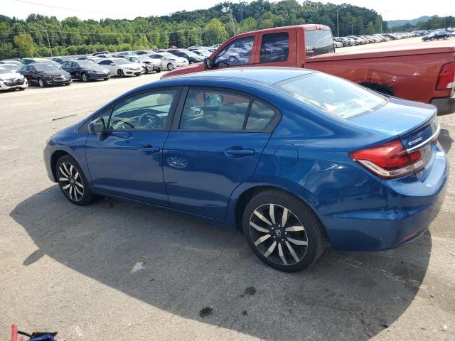 2HGFB2F96FH504029 - 2015 HONDA CIVIC EXL BLUE photo 2
