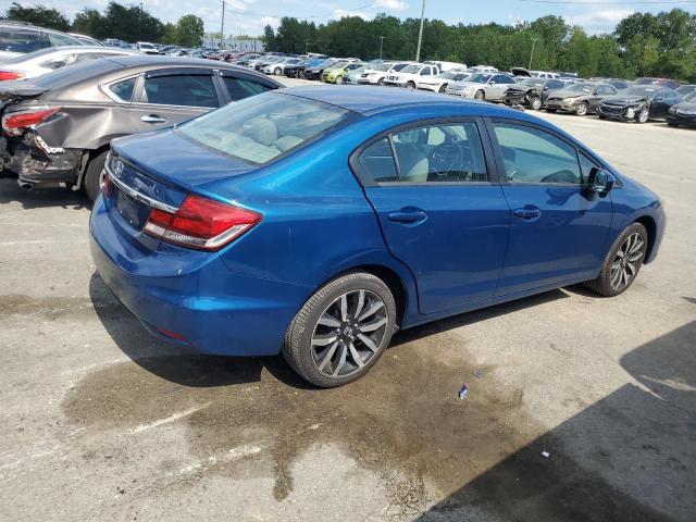 2HGFB2F96FH504029 - 2015 HONDA CIVIC EXL BLUE photo 3